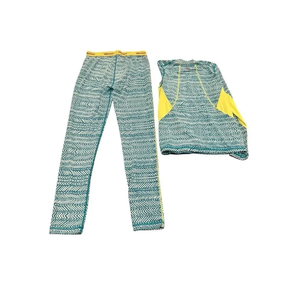 Marmot Youth Girls XL Base Layer Set Top & Bottoms
